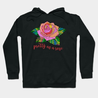 Pretty as a Rose - Pink Hoodie